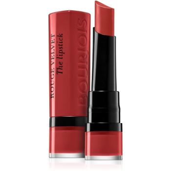 Bourjois Rouge Velvet The Lipstick matná rtěnka odstín 05 Brique-à-brac 2,4 g