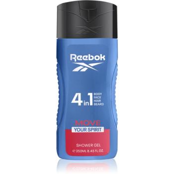 Reebok Move Your Spirit svěží sprchový gel 4 v 1 pro muže 250 ml