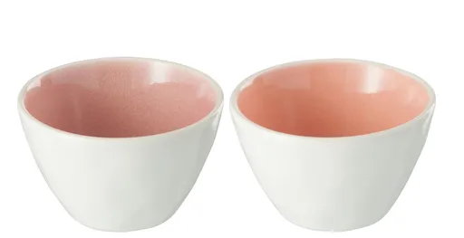 Sada 2ks korálová a růžová malá miska Apero - Ø 10*6 cm 70784