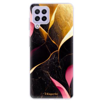 Odolné silikonové pouzdro iSaprio - Gold Pink Marble - Samsung Galaxy A22