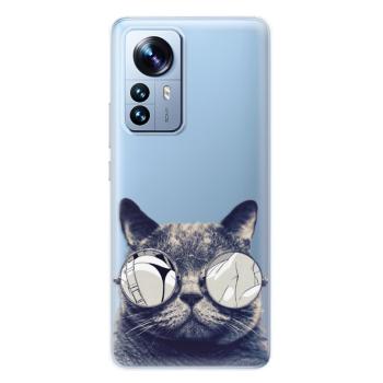 Odolné silikonové pouzdro iSaprio - Crazy Cat 01 - Xiaomi 12 Pro