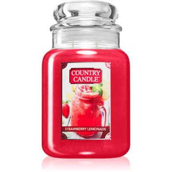 Country Candle Strawberry Lemonade lumânare parfumată 737 g