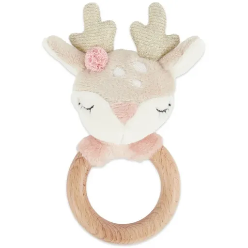Bieco Grasping Toy with Rattle Fawn Ella hračka s chrastítkem 0 m+ 1 ks