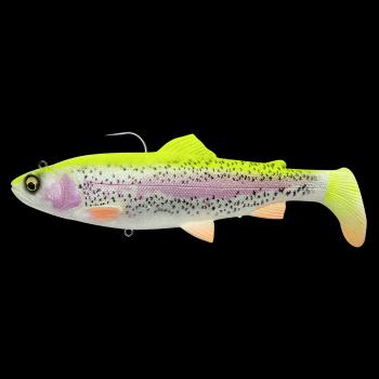 Savage gear gumová nástraha 4d rattle shad trout sinking lemon trout - 12,5 cm 35 g