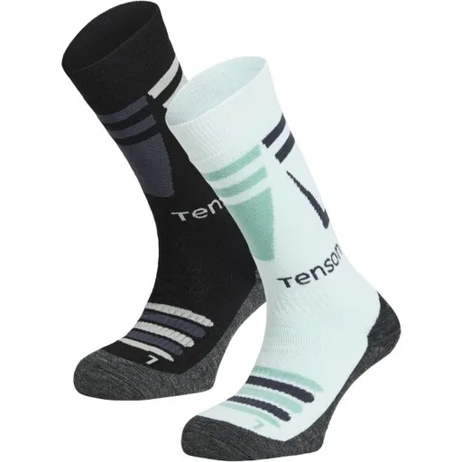 TENSON CORE SKI SOCK 2PK Lyžařské ponožky, tmavě šedá, velikost 42-45