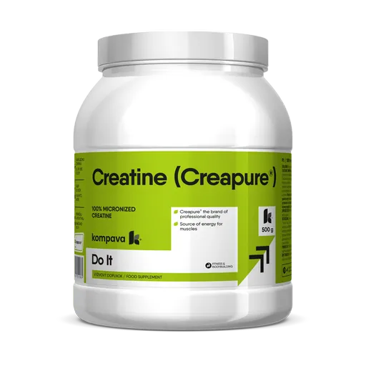 KOMPAVA Kreatin prášek Creatine Creapure 500g bez příchuti