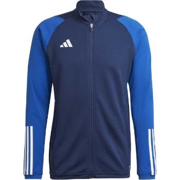 adidas TIRO 23 TOP Juniorská fotbalová mikina, tmavě modrá, velikost