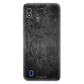 Odolné silikonové pouzdro iSaprio - Black Wood 13 - Samsung Galaxy A10