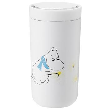 Termohrnek TO GO CLICK MOOMIN Stelton 0,2 l sněhový