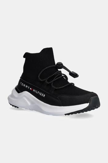 Dětské sneakers boty Tommy Hilfiger černá barva, T3X9-33670