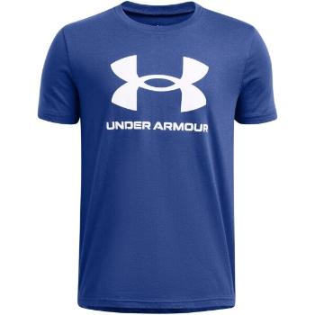 Under Armour SPORTSTYLE LOGO Chlapecké triko, modrá, velikost