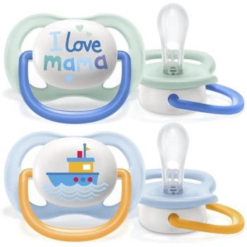 Cumi Philips AVENT Ultra air Text 0-6 hó fiú, 2 db