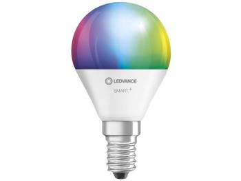 Ledvance Smartplus Wifi vezérlésű 5W RGBW E14 dimmelhető kisgömb LED fényforrás
