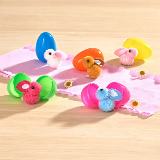 4 vajíčka se zajíčky