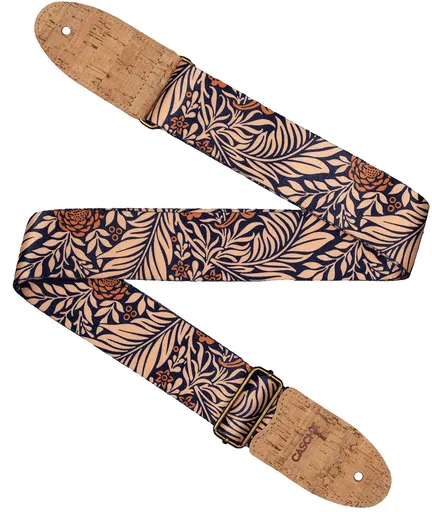 Cascha CGS-VC6 Guitar Strap Vegan Cork Midnight Jungle