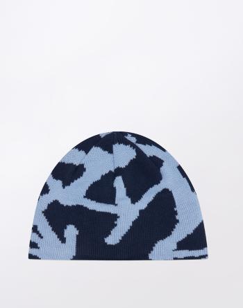 Gramicci Burly Runningman Beanie SPLATTER BLUE