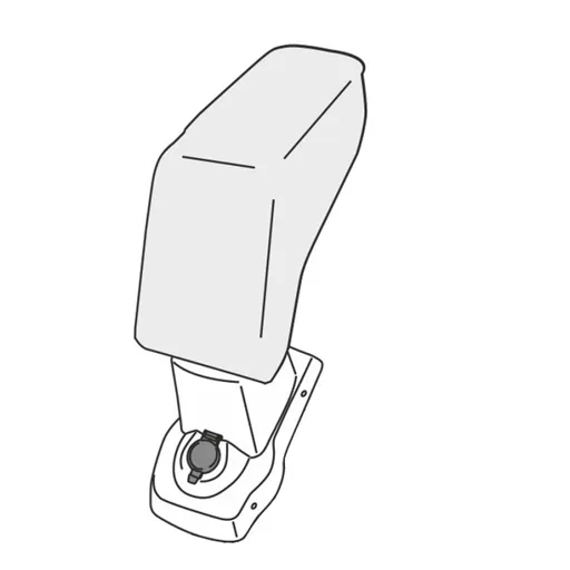 Loketní opěrka Dacia Logan 2017-2020 (pouze adaptér)