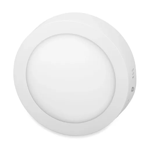 T-LED Bílý přisazený LED panel kulatý 170mm 12W Barva světla: Teplá bílá 10283