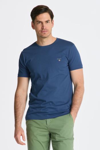 TRIČKO GANT ORIGINAL SLIM T-SHIRT LAKE BLUE