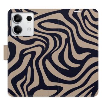 Flipové pouzdro iSaprio - Zebra Black 02 - Xiaomi Redmi Note 13 5G