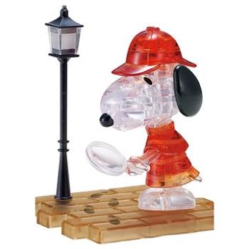 Hcm Kinzel 3D Crystal puzzle Snoopy detektiv 34 dílků (59198)