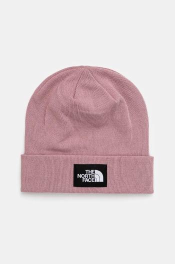 Čepice The North Face Dock Worker Recycled Beanie růžová barva, z tenké pleteniny, NF0A3FNT1MI1