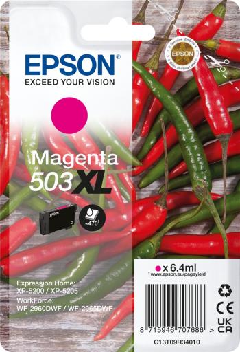 Epson 503XL T09R340 C13T09R34010 purpurová (magenta) originální cartridge