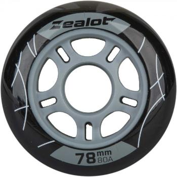 Zealot 78-80A WHEELS 4PACK Inline kolečka, černá, velikost