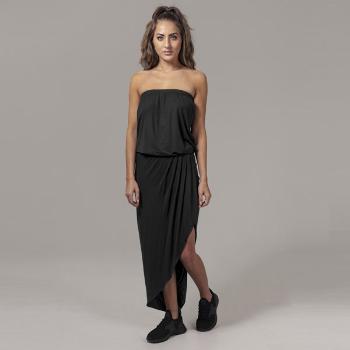 Urban Classics Ladies Viscose Bandeau Dress black