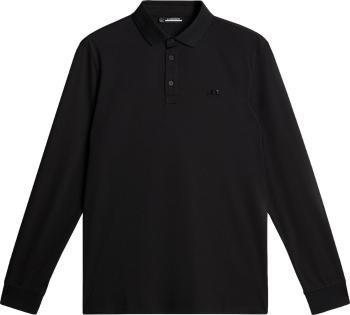 J.Lindeberg Gustaf LS Black M Polo košile