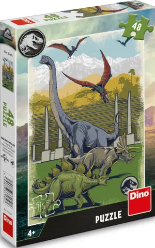 Puzzle Jurský Svět 48 dílků