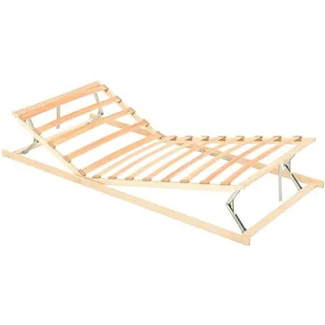 SHUMEE 13 lamel polohovací čelo a nohy 70 × 200 cm (327265)