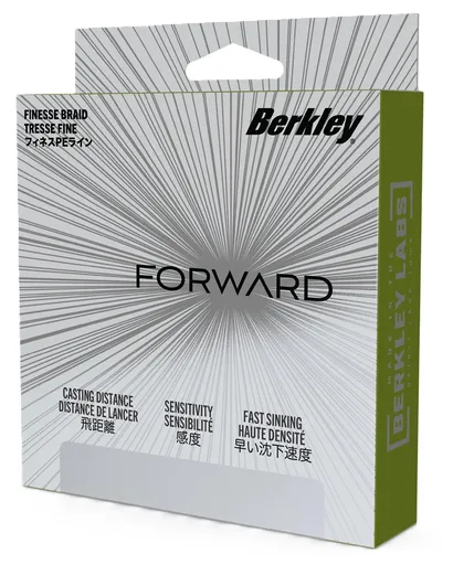 Berkley splétaná šňůra forward low-vis green 150 m - 0,08 mm 3,9 kg