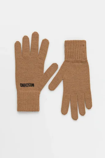 Rukavice s přídavkem vlny Moschino