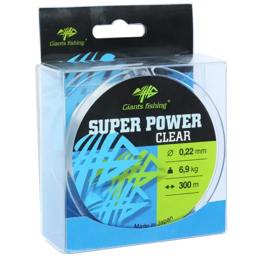 Giants fishing Vlasec Super Power Clear 300m,Giants fishing Vlasec Super Power Clear 300m