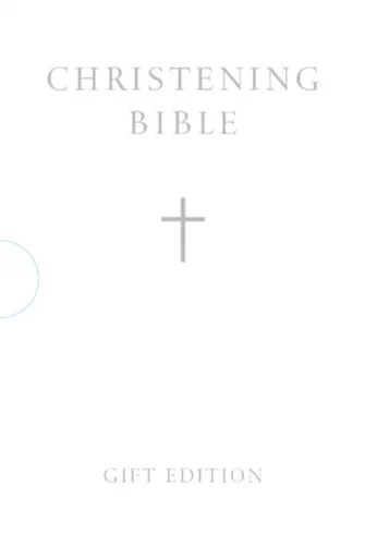 HOLY BIBLE: King James Version (KJV) White Pocket Christening Edition