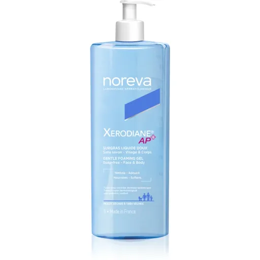 Noreva Xerodiane AP+ Gentle Foaming Gel jemný čisticí gel na obličej a tělo 1000 ml