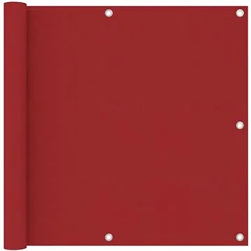 Balkónová zástěna červená 90×400 cm oxfordská látka 135037 (135037)