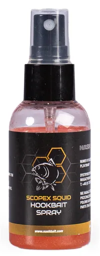 Nash booster hookbait spray scopex squid 50 ml