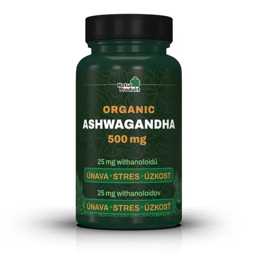 Naturprodukt Ashwagandha organic 500 mg 60 tablet