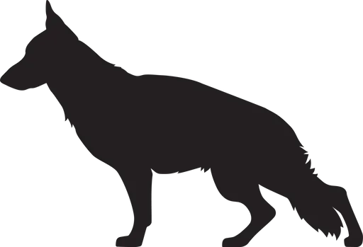 Vsepropejska Německý ovčák 4 dřevěná dekorace na zeď Rozměr (cm): 26 x 38