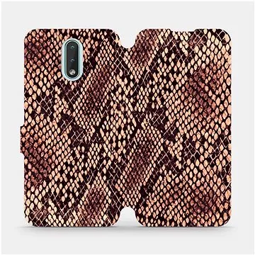 Flipové pouzdro na mobil Nokia 2.3 - VA32P Hadí vzor (5903516157402)