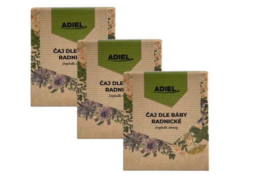 Adiel Čaj báby Radnické, 15 sáčků 2,5g 3  ks v balení: 3x15 sáčků