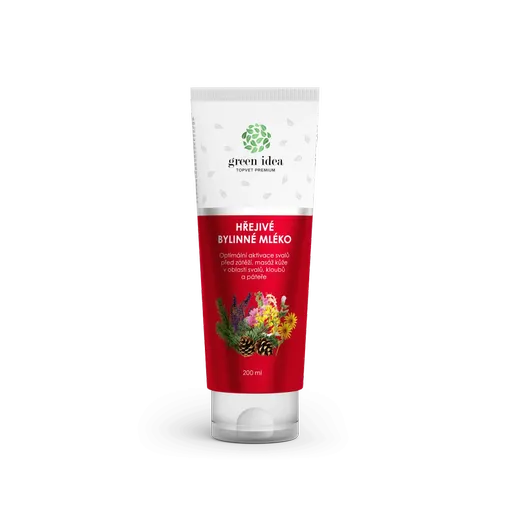 Hřejivé bylinné mléko 200 ml - Green idea