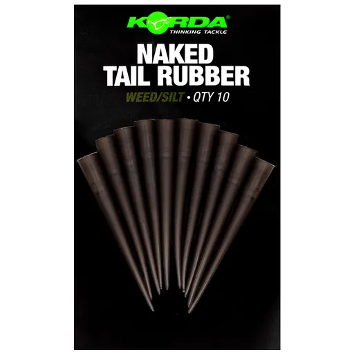 Korda převleky naked tail rubber - weed/silt