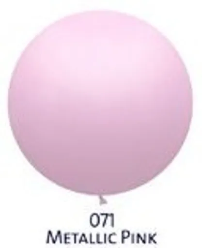 Obří balónek růžový světlý metalický - Belbal