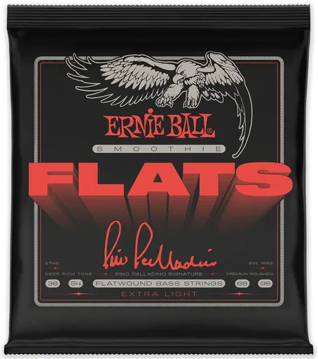 Ernie Ball Extra Light Pino Palladino Smoothie Flats 38-98