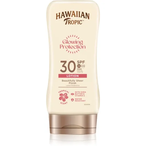Hawaiian Tropic Glowing Protection Beautifully Sheer Finish mléko na opalování SPF 30 180 ml