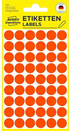 Avery Zweckform 3147 Kulaté značkovací etikety (3147)