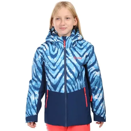 KILPI SAMARA Dívčí lyžařská bunda, tmavě modrá, velikost